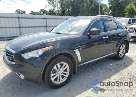 2014 Infiniti Qx70 из США, поврежденный, VIN JN8CS1MW7EM410469
